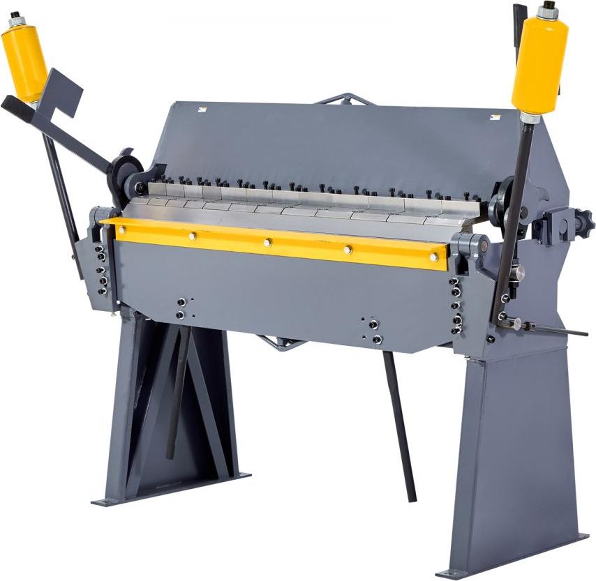 Biegemaschine 1220 mm - Kantbank für 2,5-mm-Weichstahl - 0-135 Grad einstellbar - Präzisions-Blechbiegemaschine mit 8 Fingern - Blechbieger & Schwenkbiegemaschine