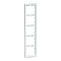 Rahmen fünffach für Senkrecht- und Waagerechtmontage D-Life MEG4050-6535 weiß (glänzend), Retail
