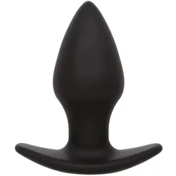 CalExotics, Analtoy, Rock Bottom Perfect Anal Plug 10 Vibrationen Silikon Schwarz