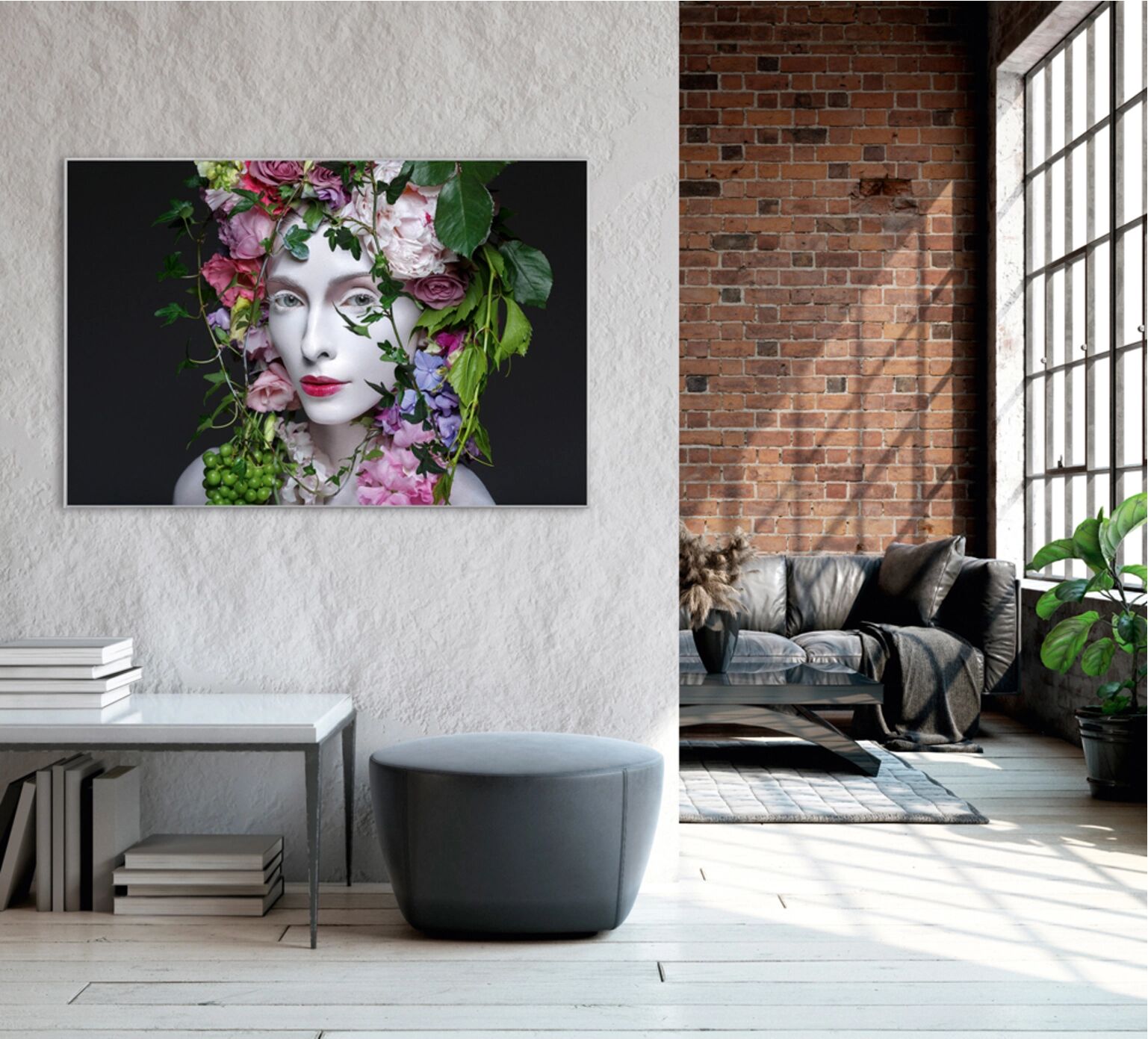 image LAND Schönheit mit Blumenperücke
