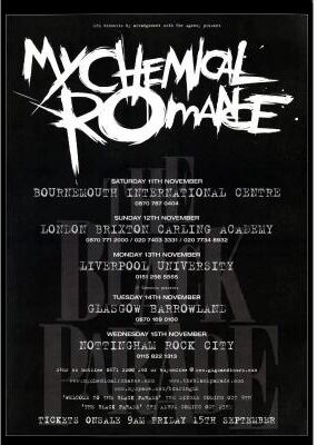 Uplift Picks My Chemical Romance Poster Canvas Rock Band Wall Art Decor 15 20x30 Cm