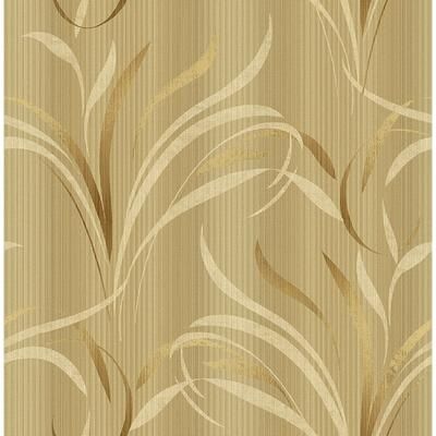 Seabrook Designs Foxtail Leaves Unpasted Wallpaper