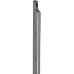 Treibriegelstange 4110,einseitig ausgeklingt,10x1.000mm,gelb chromat. - gelb