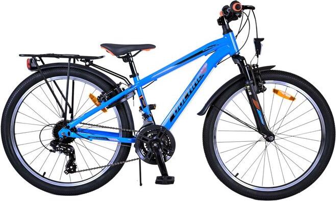 Volare Cross Kinderfahrrad - Jungen - 24 Zoll - Blau - 21 Gänge - Zwei Handbremsen