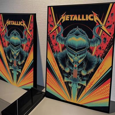 Inspired Finds Metallica Classic Band Poster Canvas Wall Art For Living Room Decor kill 'em All Hammer Blood Cover 19.69x27.56in (no Frame)