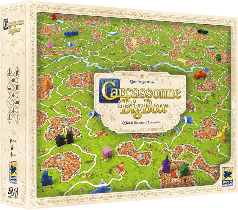 Hans im gluck Carcassonne Big Box (V.3.1) 2025 FR