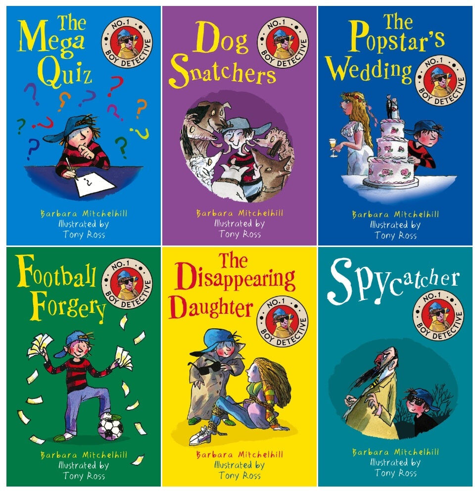 Andersen Press No.1 Boy Detective Series 6 Books Collection Set by Barbara Mitchelhill