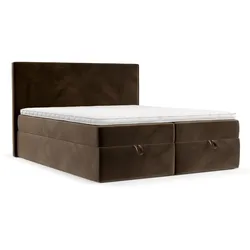 BOXBETT Velma 140/200 cm Braun im Kronos Stoff