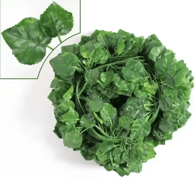 Inspire Picks NatureDrape Artificial Ivy Vine Garland Realistic Hanging Leaf Decor For Home & Events grapes 4m (2 String)