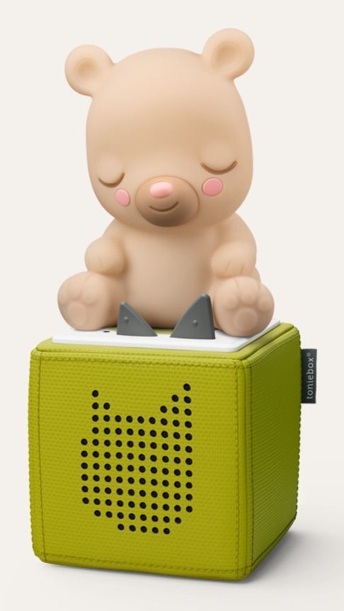 tonies 11000720 Nachtlicht Tonie Schlummerbande - Schlummerbär (Beige, Braun, Pink, Weiß)
