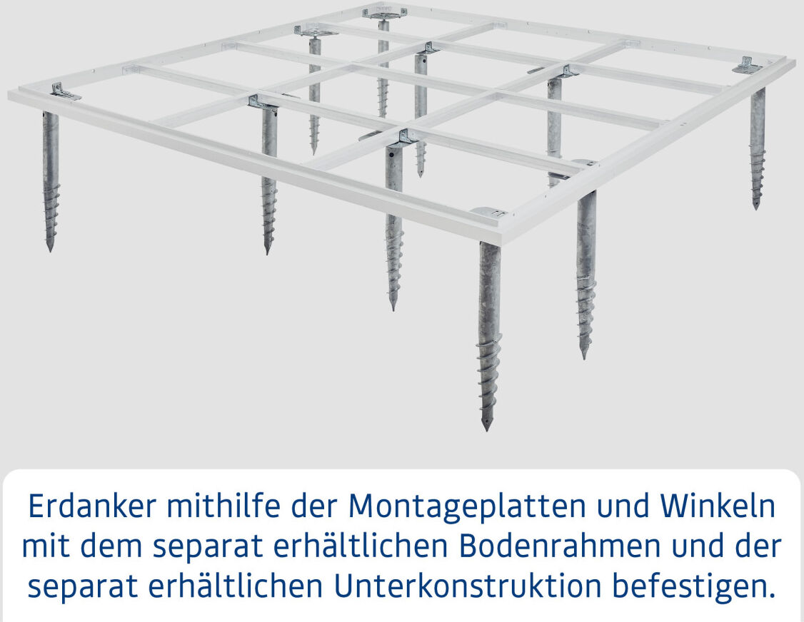 EcoStar Schraubfundament mit 10 Schrauben