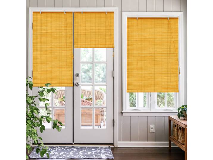 Bambusrollo 70x220cm in bambus - Fenster Sichtschutz Bambus