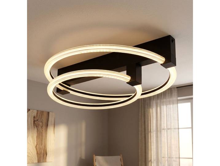 Lampe De Plafond Noire Fletcher Conception - 48050d1s