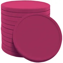 CombiCraft  biologisch abbaubare Wertmarken Fuchsia - Durchmesser 29mm - 500 Stück