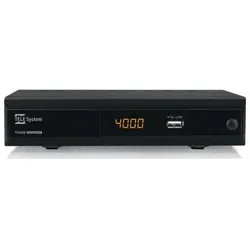 Telesystem TS4000 (DVB-S2, DVB-T2), TV Receiver, Schwarz