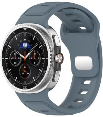 Everyday Crate Samsung Galaxy Watch 8 Classic Silicone Watch Band Reverse Buckle Adjustable Sport Strap rock Green