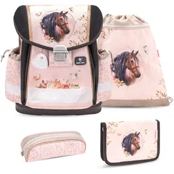 Belmil Belmil Classy ergonomisches Schulranzen-Set 4-teilig "Horse Chestnut" Koffer24