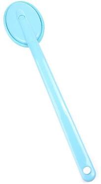 United Long Handle Exfoliating Back Brush With Removable Head For Deep Clean Shower Care blue