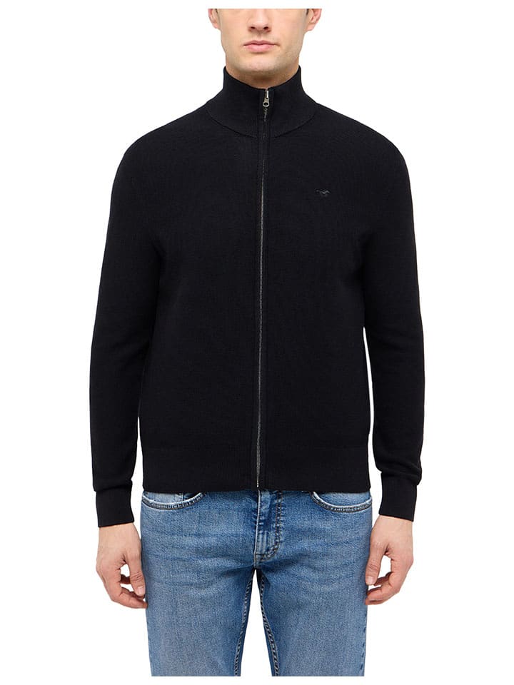 Mustang Cardigan in Schwarz - L