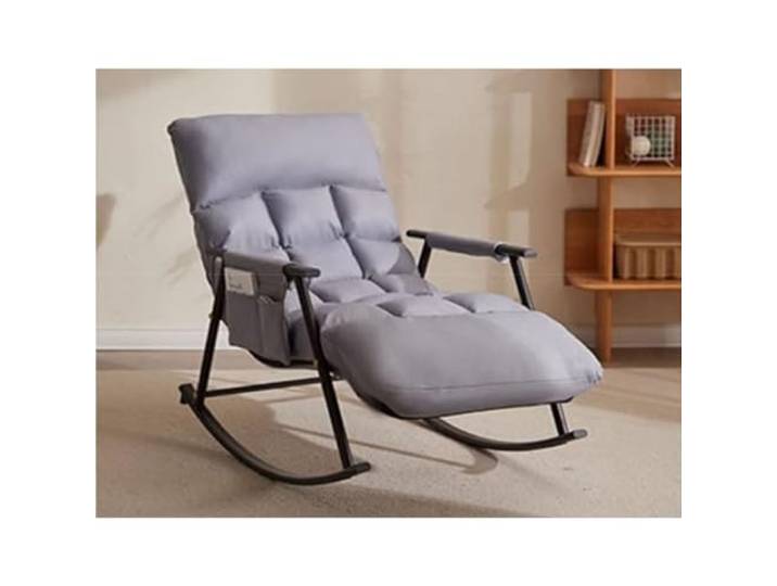 Schaukelstuhl,relaxsessel Mit Liegefunktion,sessel Wohnzimmer Relaxsessel Lesesessel Loungesessel,relaxliege,relaxsessel & -liegen,stillsessel,schaukelstuhl Wohnzimmer,schaukelsessel ( Color : Cotton