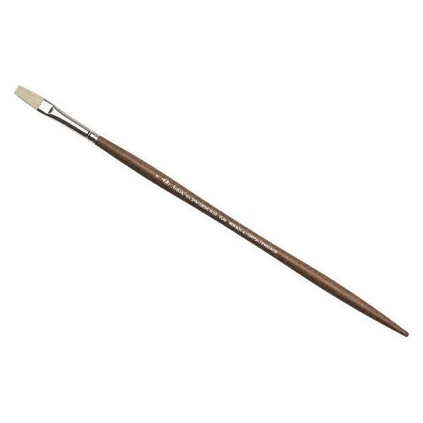 Winsor & Newton Artists' Oil Synthetic Hog Brush Flat Size 4 (884955075487)