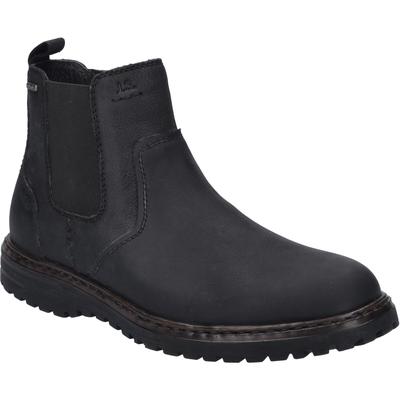 Stiefelette JOSEF SEIBEL "Erroll 51, schwarz", Herren, Gr. 43, schwarz, Obermaterial: 100% Rindsleder Leather cow., Schuhe Stiefelette