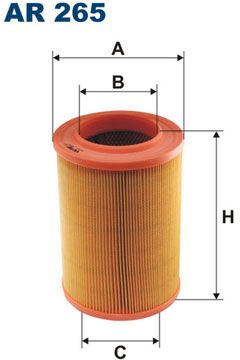 Filtron Luftfilter Ar 265 Filtereinsatz 238mm Für Vag