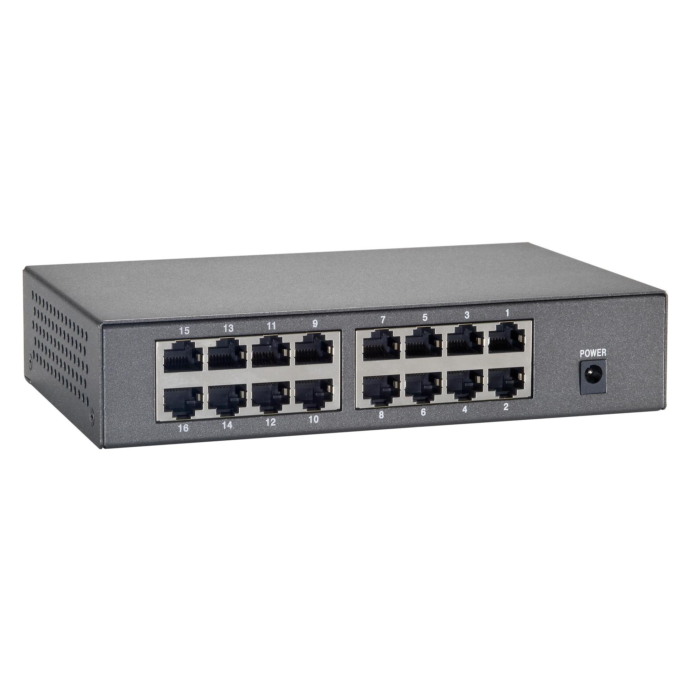 LevelOne FEP-1600W90 16-Port Fast Ethernet PoE Switch 90W (16 Ports) (52084803)