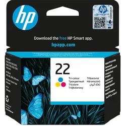 HP, Druckerpatrone, 22 - 5 ml - Farbe (Cyan, Magenta, Gelb) - Original (C, M, Y)