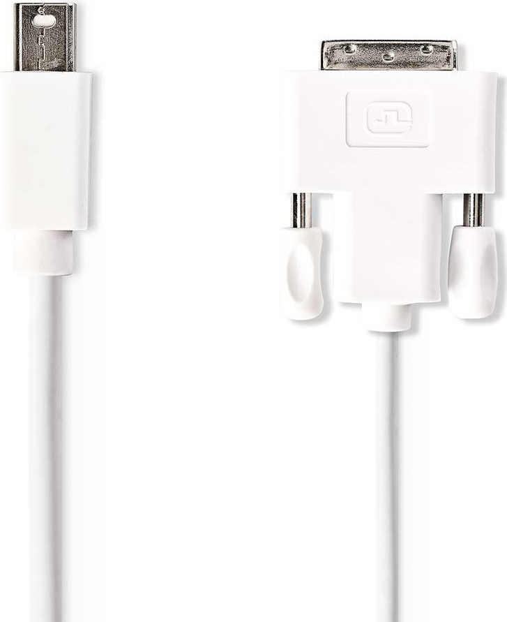 Nedis Mini DisplayPort naar DVI-D 24+1-pin kabel, DisplayPort 1.2, vernikkeld, 2,00 meter