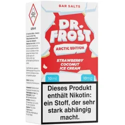 Dr. Frost Strawberry Coconut Ice Cream – Arctic Edition NicSalt Liquid 10ml / 10mg