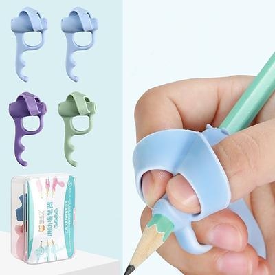 4 Stück Bleistiftgriffe für Kinder, Handschrift, Schulbedarf, Malen, Zeichnen Kunstbedarf