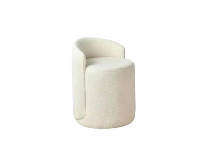 Zymjzbetic Schlafzimmer-Make-up-Stuhl mit Rückenlehne Kleiner Waschtischhocker for den Haushalt, einfache Kommode, bequeme Sitzgelegenheit(Color 1)