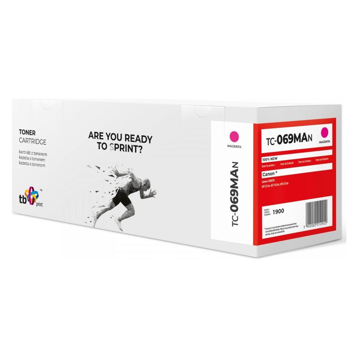 Print Toner do Canon MF752 CRG069 TC-069MAN Magenta 100% nowy (TC-069MAN)
