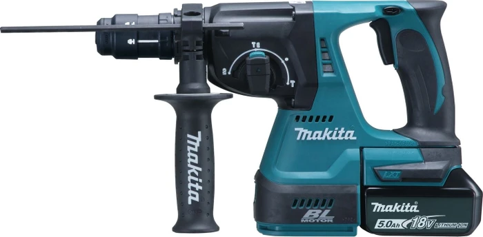 Makita 18.0v cordless rotary hammer sds-plus li-ion - dhr243rtj bru
