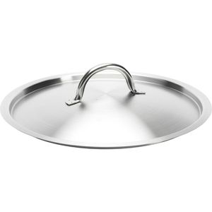deBuyer Topfdeckel Prim Appety 10-350932, aus Edelstahl, mit Edelstahlgriff, Ø 32 cm