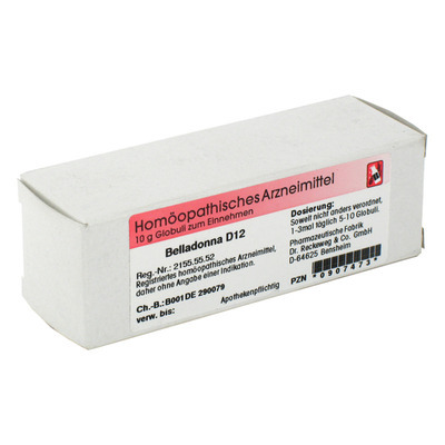 Dr.RECKEWEG & Co. GmbH BELLADONNA D 12 Globuli 10 g 00907473