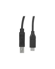 StarTech.com USB-C auf USB-B Druckerkabel St/St 0,5m USB 2.0 C zu B Kabel Typ C USB-Kabel M bis Type B M Thunderbolt 3 / 50 cm Schwarz (USB2CB50CM)