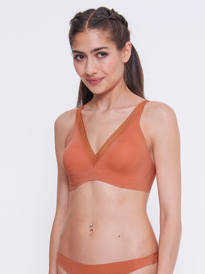 Sloggi Bügelloser BH in Orange - XL