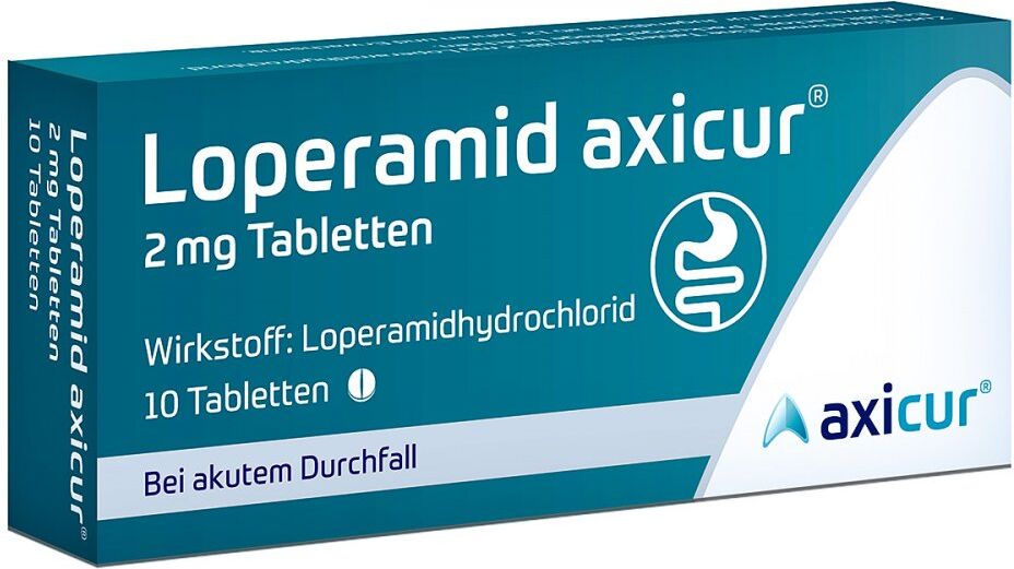Loperamid axicur 2 mg Tabletten