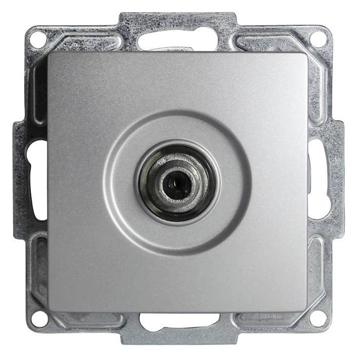Gunsan Visage Sat Steckdose TV Antennendose F Stecker Silber (Antennendose) (31794204)