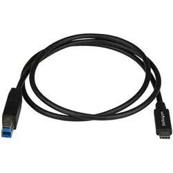 StarTech USB C – USB B (1 m, USB 3.2 Gen 2, 60 W), USB Kabel