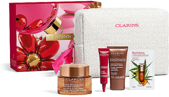 Clarins Geschenkset - Extra Firming Holiday Season 50ml / 15ml / 7ml / 0,9ml EG