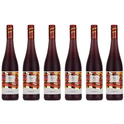 Württembergische WZG Winzer vom Weinsberger Tal "Junge Linie" Samtrot Qualitätswein lieblich 6er Karton 0,75L
