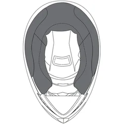AGV K-3 SV Wangenpolster S