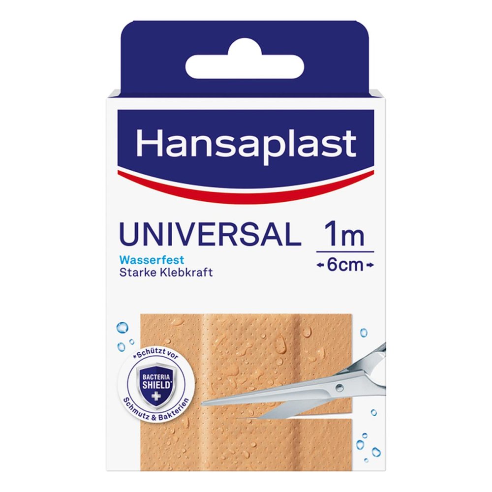 Beiersdorf AG Hansaplast Universal Pflaster Wasserfest 6 cm x 1 m 19288624