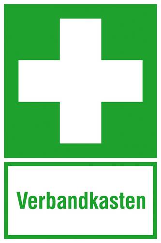 SafetyMarking 15.0074 Hinweisschild Erste Hilfe Verbandskasten Aluminium (B x H) 200mm x 300mm ISO 7010 1St.