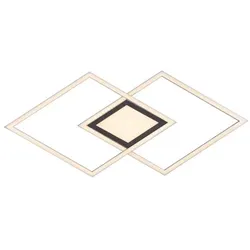 JUST LIGHT. LED-Deckenleuchte LS-Asmin Alu, Eisen, Stahl & Metall