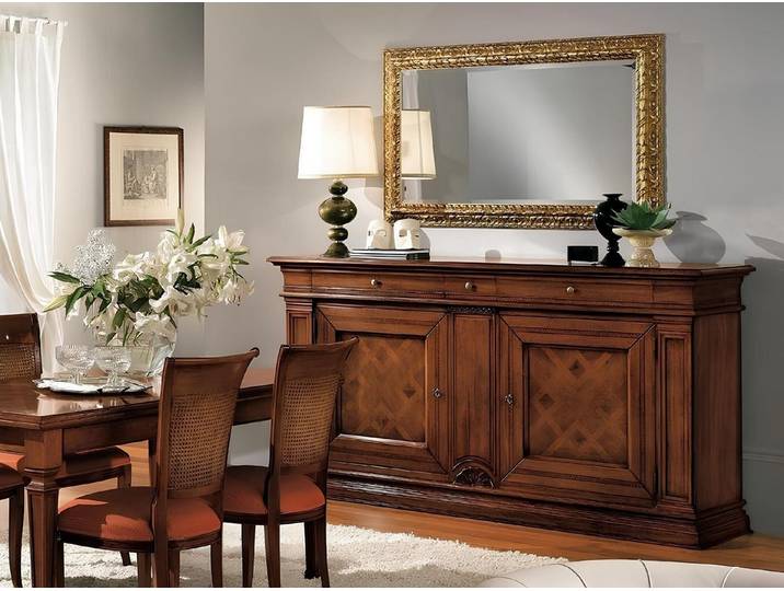 Xlmoebel Kombikommode Luxuriöse Holzkommode im antiken Stil mit elegantem Design (Kombikommode, Kommode), Hergestellt in Italy