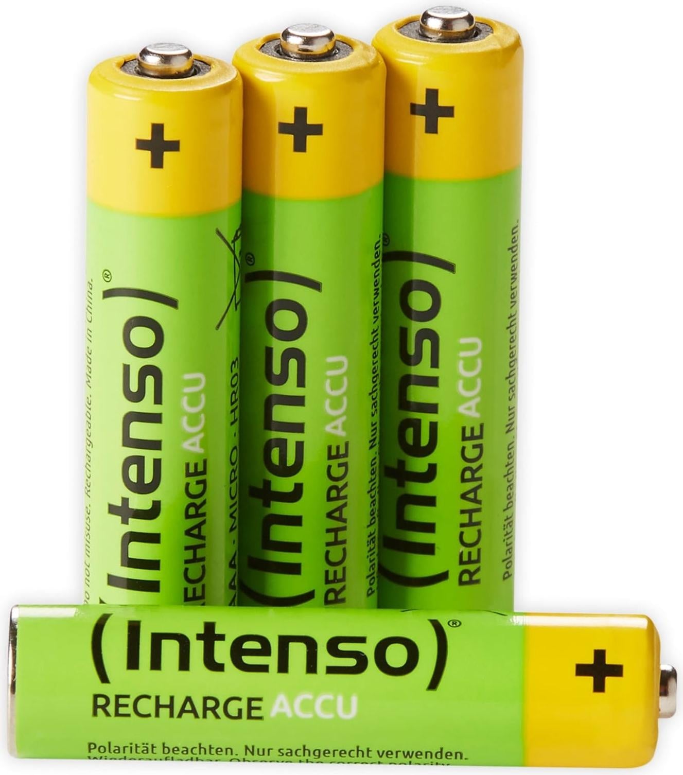 Intenso NiMH Micro AAA HR03 Accu 1,2V 1000mAh Energy Eco 4 stuks